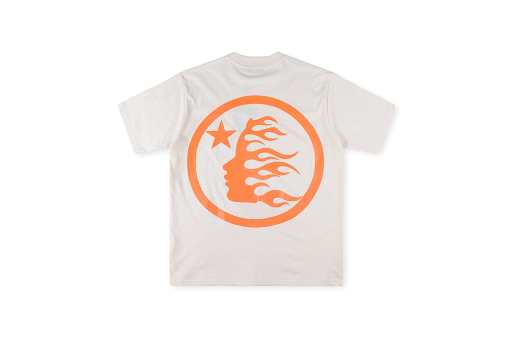 Hellstar Studios Flame Skull Logo Washed T-Shirt - Light Gray / Black - product image 20