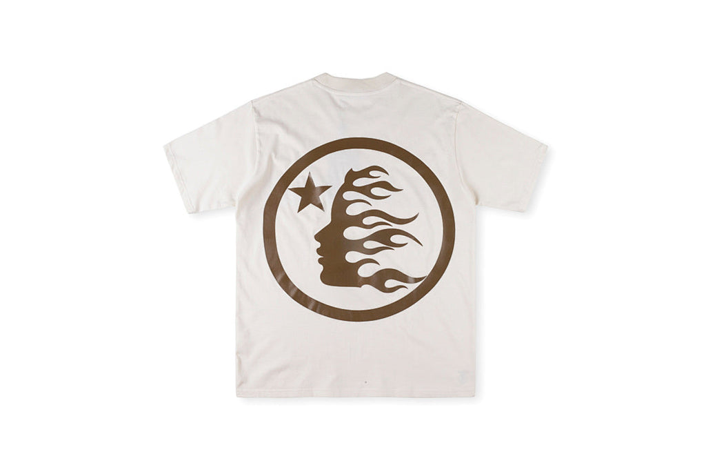 Hellstar Studios Flame Skull Logo Washed T-Shirt - Light Gray / Black - product image 22