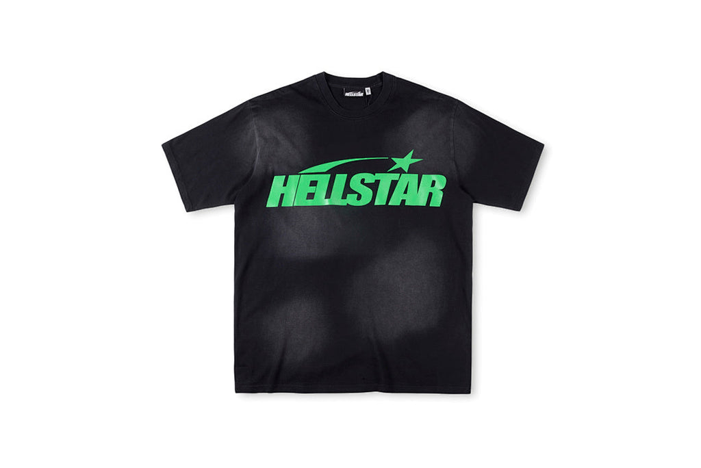 Hellstar Studios Flame Skull Logo Washed T-Shirt - Light Gray / Black - product image 27