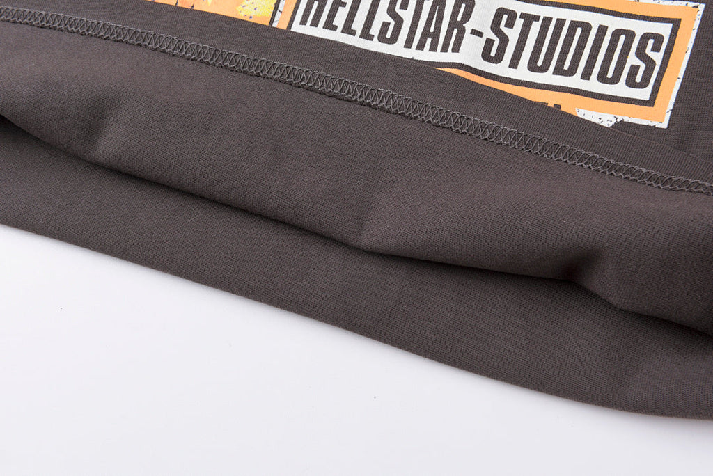 Hellstar Studios Wings of Fire Eagle Washed T-Shirt - Charcoal - product image 3