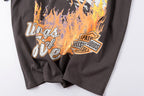 Hellstar Studios Wings of Fire Eagle Washed T-Shirt - Charcoal - product image 7