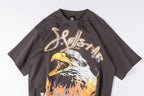 Hellstar Studios Wings of Fire Eagle Washed T-Shirt - Charcoal - product image 8