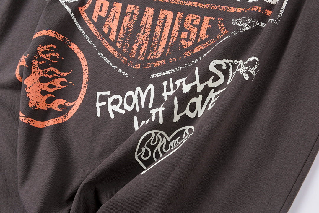 Hellstar Studios Wings of Fire Eagle Washed T-Shirt - Charcoal - product image 10
