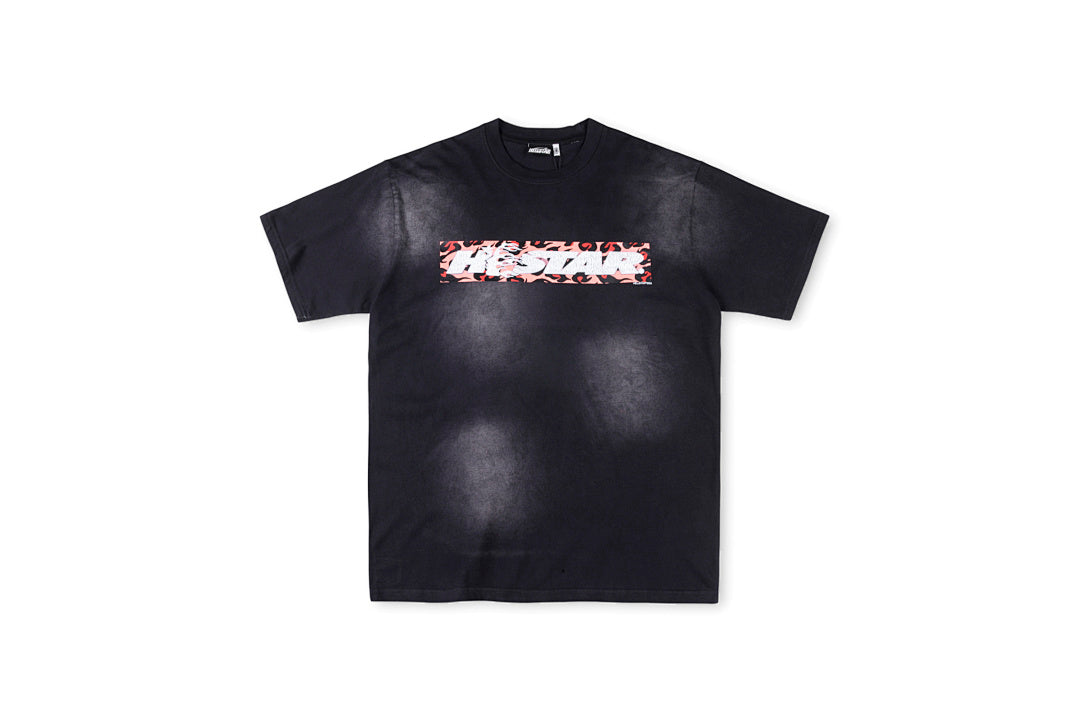 Hellstar Studios Box Logo Washed Black T-Shirt - Navy Black - product image 8