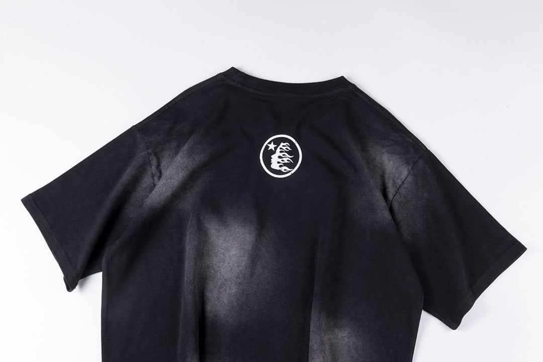 Hellstar Studios Box Logo Washed Black T-Shirt - Navy Black - product image 18