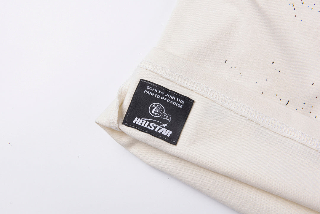 Hellstar Studios Path 2 Paradise Glitter Graphic T-Shirt - Light Gray - product image 4