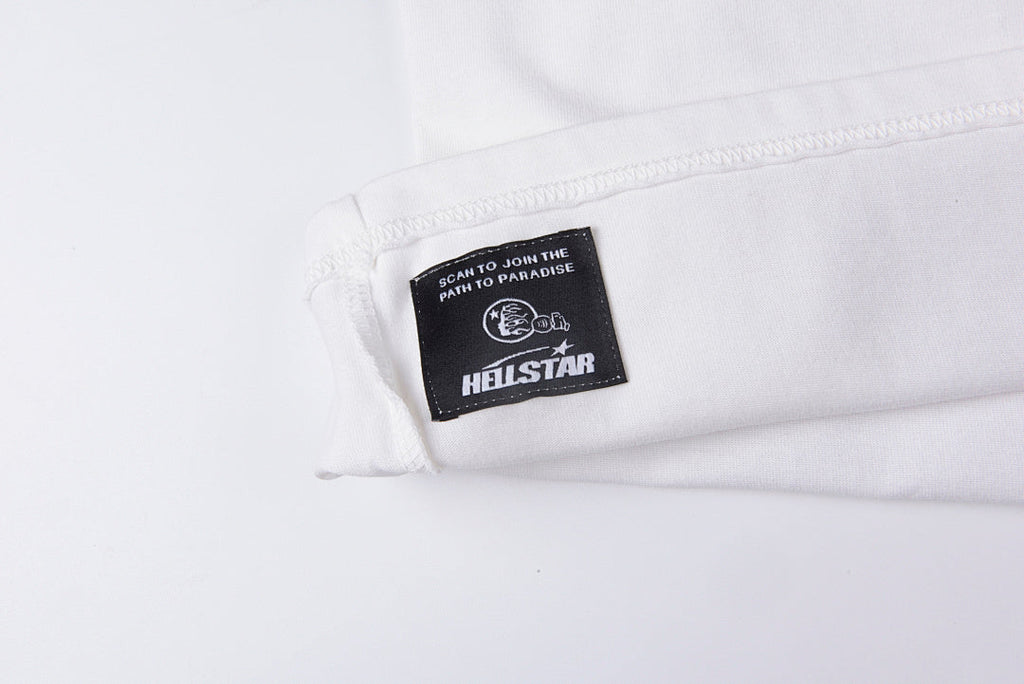 Hellstar Studios Box Logo Washed White T-Shirt - Light Gray - product image 6