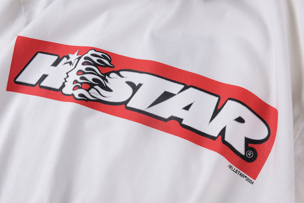 Hellstar Studios Box Logo Washed White T-Shirt - Light Gray - product image 8