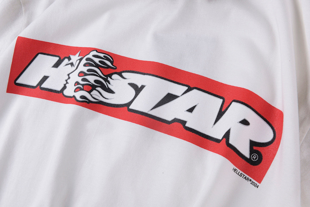 Hellstar Studios Box Logo Washed White T-Shirt - Light Gray - product image 8