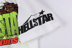 Hellstar Studios Neon Graphic Washed T-Shirt - Light Gray - product image 7