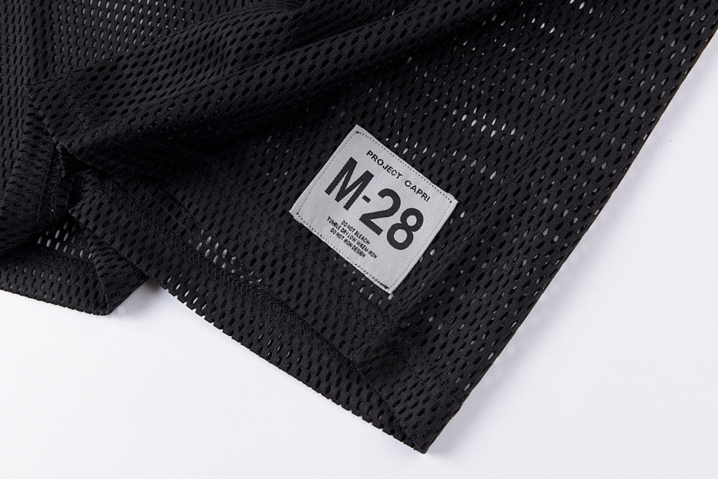 Project Capri Emergency 88 Mesh Graphic T-Shirt - Black / Burgundy / Light Gray - product image 4
