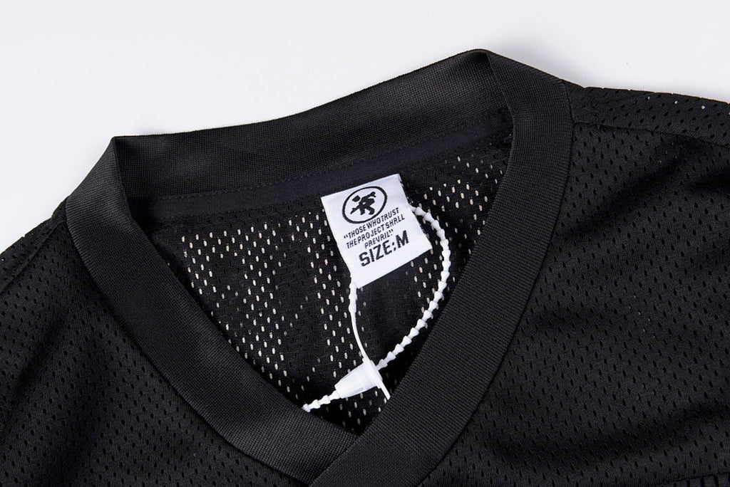 Project Capri Emergency 88 Mesh Graphic T-Shirt - Black / Burgundy / Light Gray - product image 6