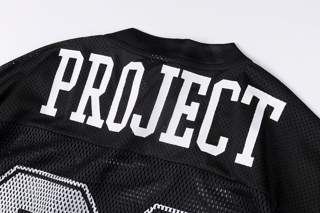 Project Capri Emergency 88 Mesh Graphic T-Shirt - Black / Burgundy / Light Gray - product image 10