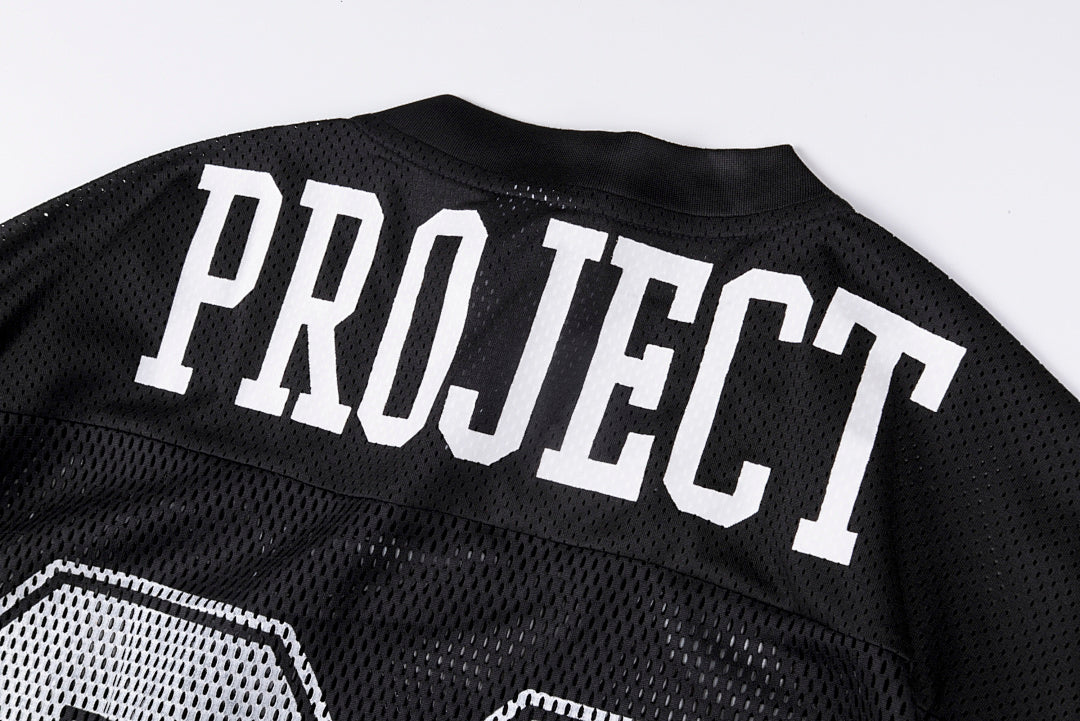Project Capri Emergency 88 Mesh Graphic T-Shirt - Black / Burgundy / Light Gray - product image 10