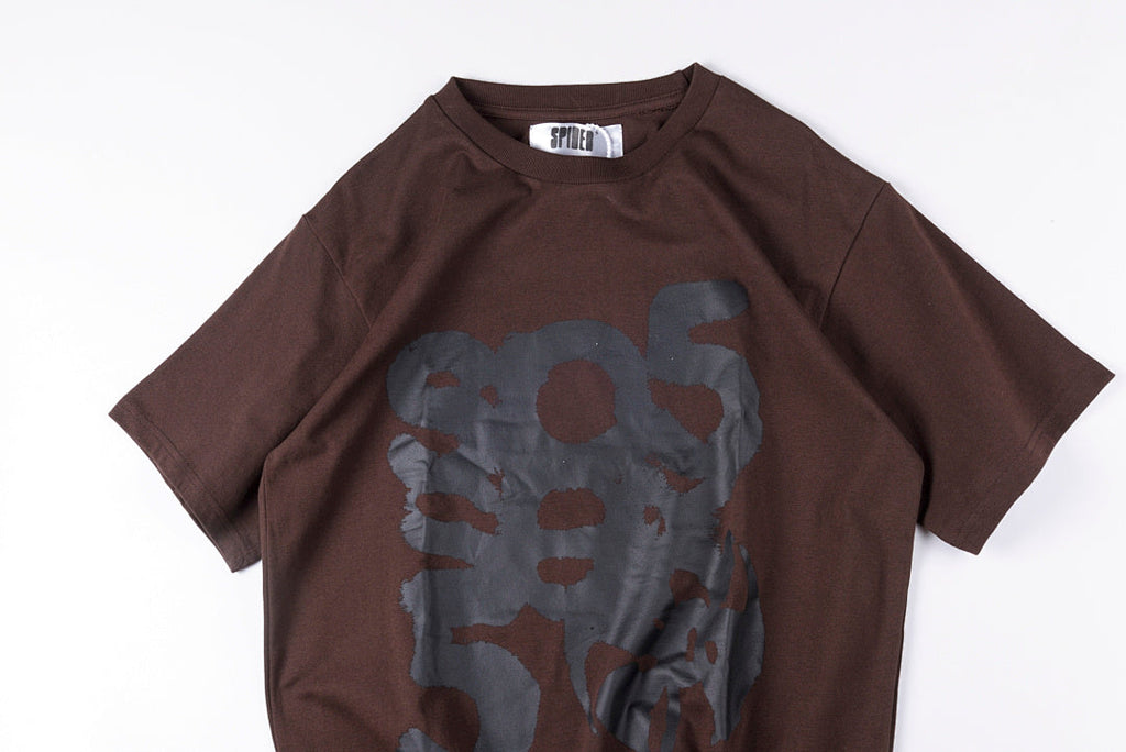 Sp5der Worldwide 555555 Graphic T-Shirt - Burgundy - product image 7