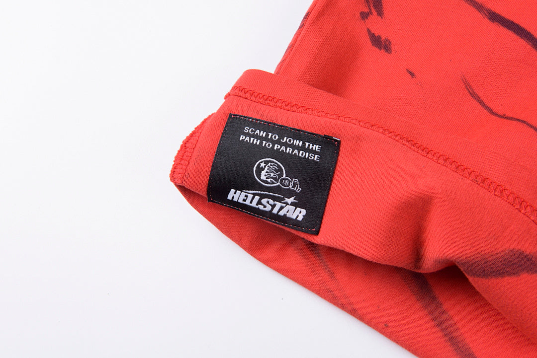 Hellstar Studios Records Red Tie-Dye T-Shirt - product image 4