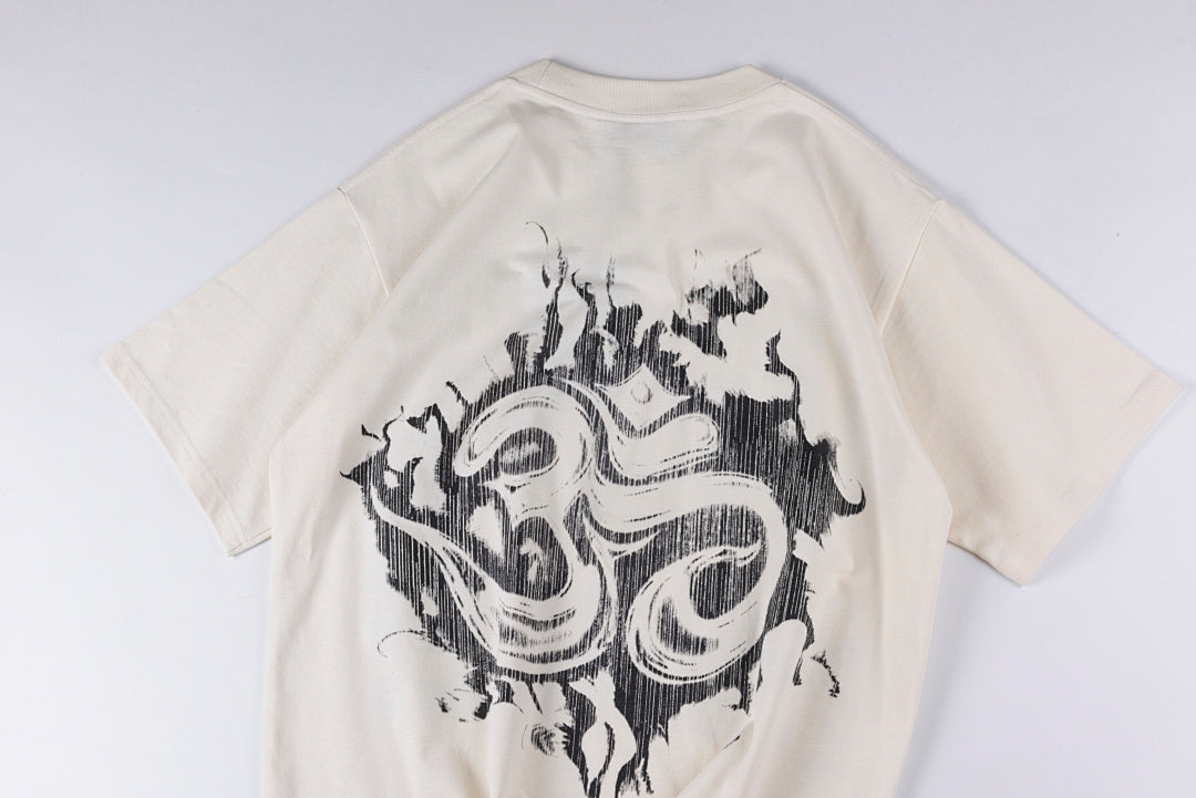 Hellstar Studios Inner Peace Graphic T-Shirt - Light Gray - product image 14