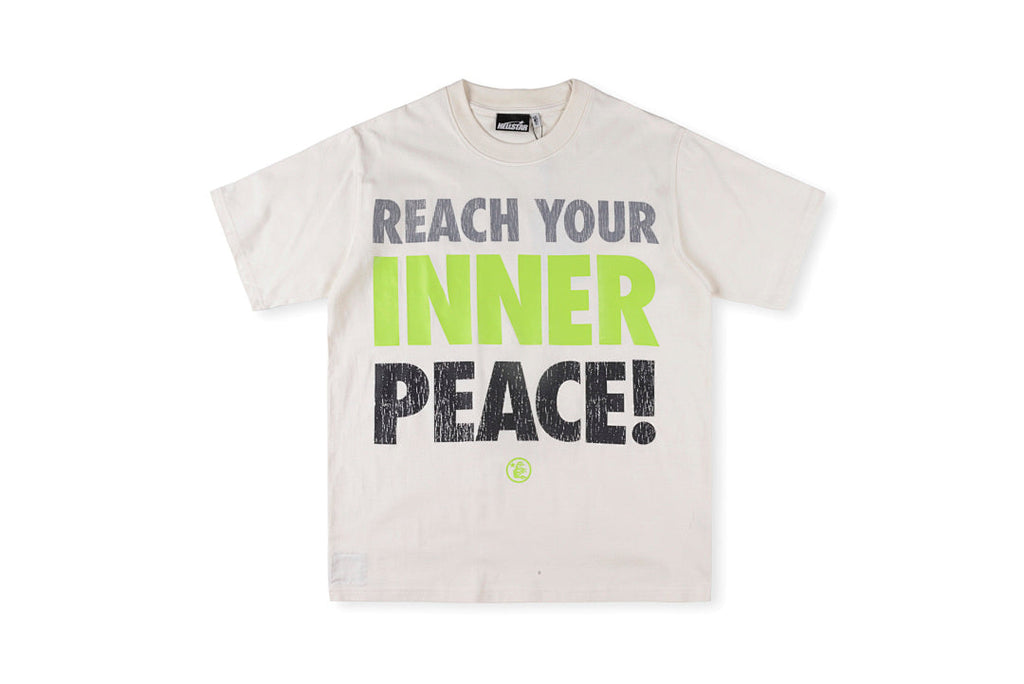 Hellstar Studios Inner Peace Graphic T-Shirt - Light Gray - product image 2