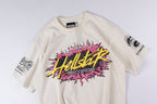 Hellstar Studios Pink Splash Logo T-Shirt - Light Gray - product image 11