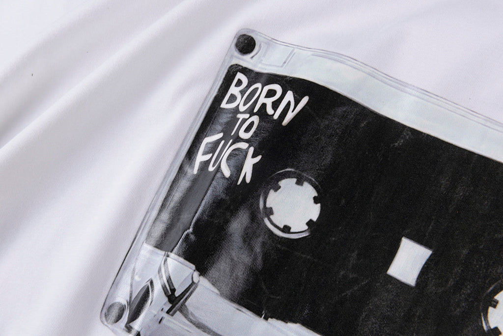 Blutosatire Billdog Bornstar Graphic T-Shirt - Light Gray - product image 6
