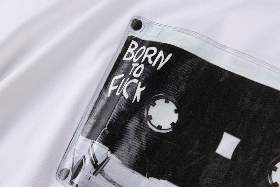 Blutosatire Billdog Bornstar Graphic T-Shirt - Light Gray - product image 6