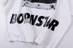 Blutosatire Billdog Bornstar Graphic T-Shirt - Light Gray - product image 7