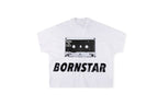 Blutosatire Billdog Bornstar Graphic T-Shirt - Light Gray - product image 1