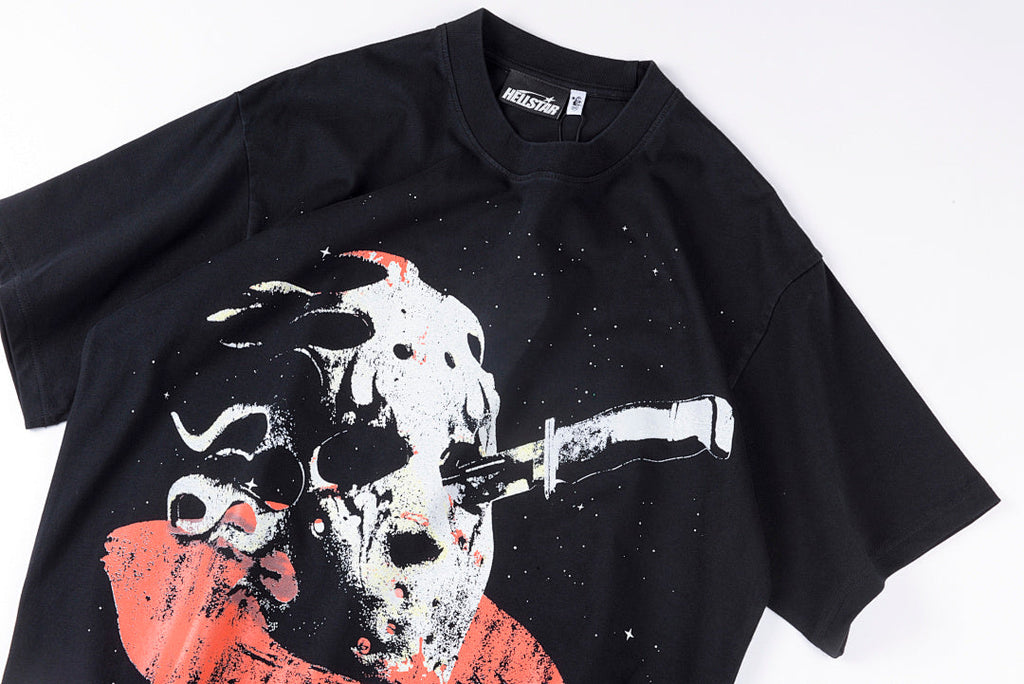 Hellstar Studios Halloween Skull Graphic T-Shirt - Black - product image 9
