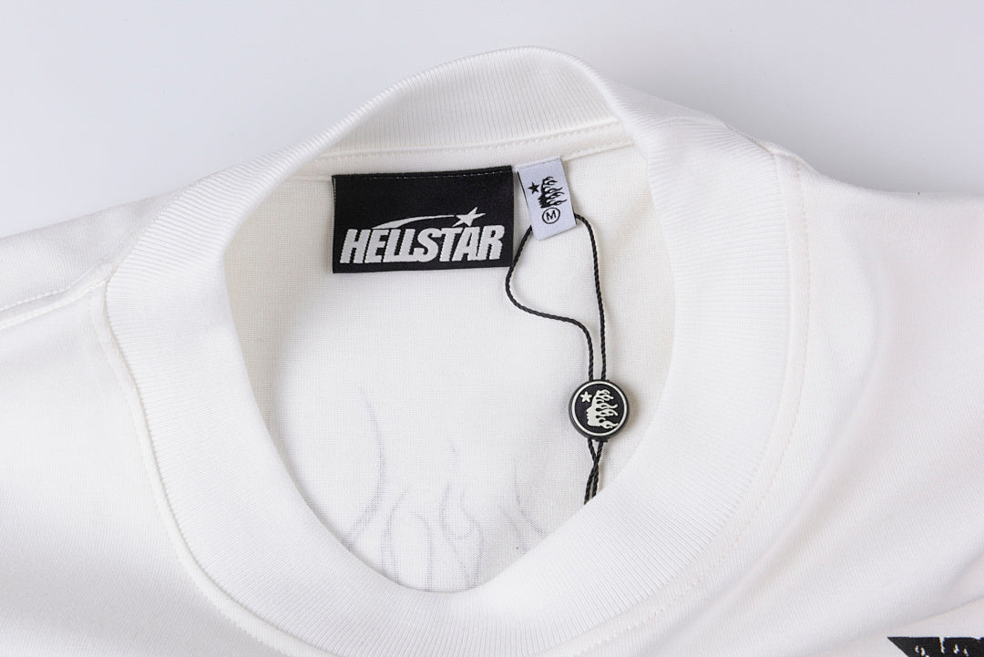 Hellstar Studios Crew Graphic T-Shirt - Light Gray - product image 5
