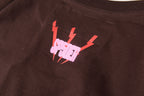 Sp5der 555555 Spider Web Graphic T-Shirt - Burgundy - product image 10