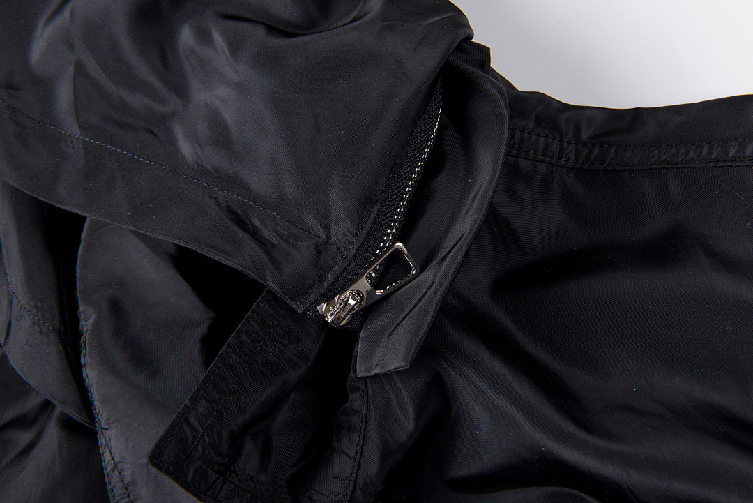 Saint Vanity Embroidered Hooded Jacket T-Shirt - Black - product image 9