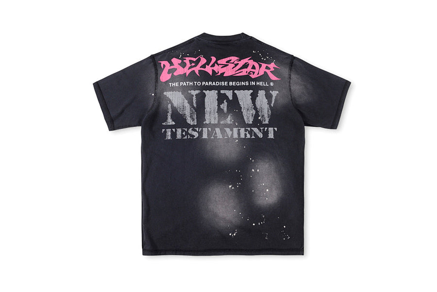 Hellstar Studios New Testament Portrait T-Shirt - Navy