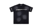 Hellstar Studios Flame Face Logo Washed T-Shirt - Black / Light Gray Mint - product image 14