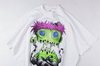 Blutosatire Billdog Melting Monster Graphic T-Shirt - Light Gray - product image 6