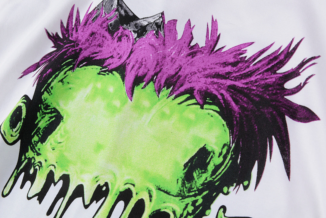 Blutosatire Billdog Melting Monster Graphic T-Shirt - Light Gray - product image 7