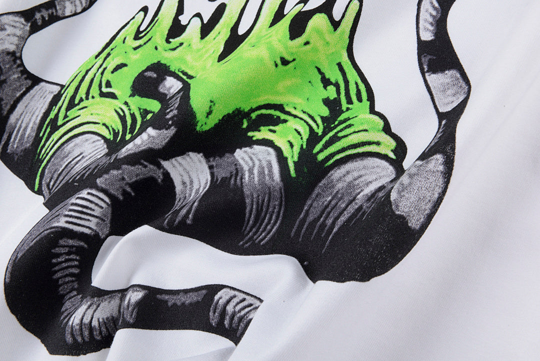 Blutosatire Billdog Melting Monster Graphic T-Shirt - Light Gray - product image 8
