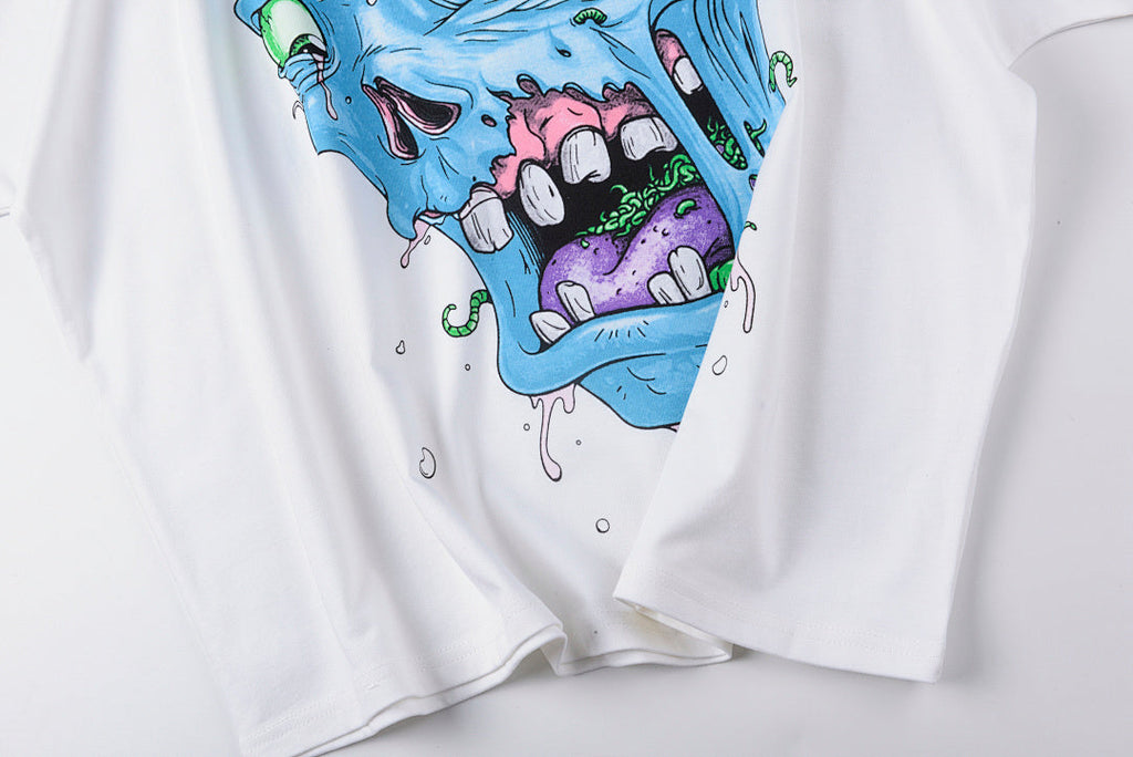 Blutosatire Billdog Melting Brain Graphic T-Shirt - White - product image 7
