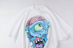 Blutosatire Billdog Melting Brain Graphic T-Shirt - White - product image 8