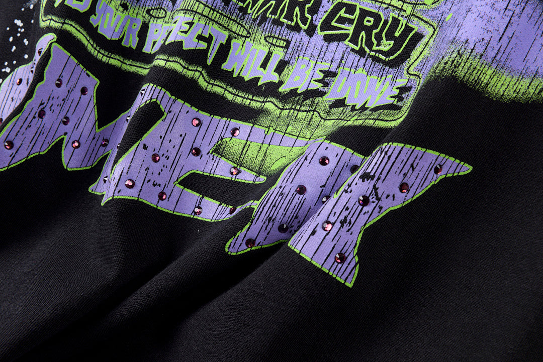Hellstar Studios This Is Our War Cry Portrait T-Shirt - Black - product image 12