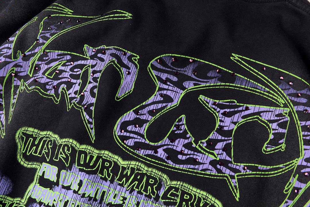 Hellstar Studios This Is Our War Cry Portrait T-Shirt - Black - product image 13
