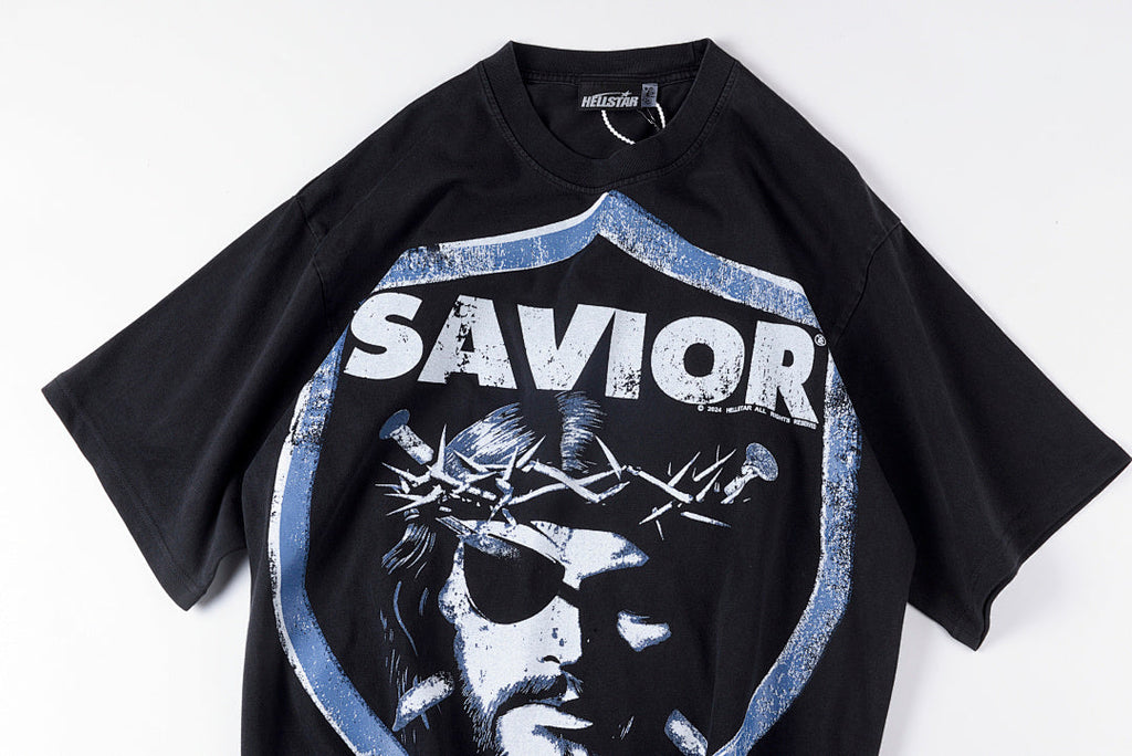 Hellstar Studios Bigger Than Satan Savior Graphic T-Shirt - Black - product image 9