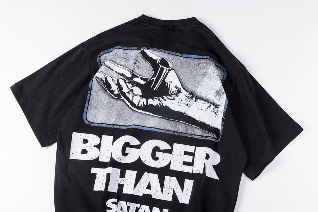 Hellstar Studios Bigger Than Satan Savior Graphic T-Shirt - Black - product image 13