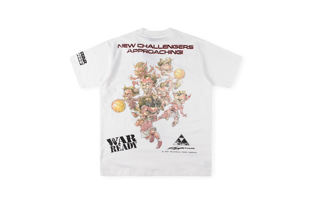 Hellstar Studios Go to Heaven All Stars Graphic T-Shirt - Light Gray - product image 2