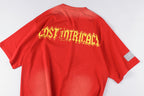 Lost Intricacy Rhinestone Logo Washed Cotton T-Shirt - Red - product image 10