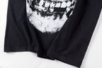 Vertabrae Shepherd Cross Skull Graphic Cotton Tank Top T-Shirt - Black - product image 8