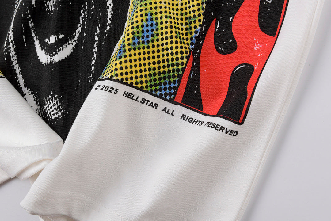 Hellstar Studios Is This What Hell Sounds Like Graphic T-Shirt - Light Gray - product image 6