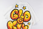 Glo Gang Sunny Smiling Face Graphic Cotton T-Shirt - Light Gray - product image 11