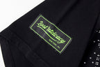 Lost Intricacy Rhinestone Logo Washed Cotton T-Shirt - Black / Light Gray - product image 6