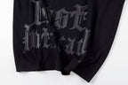 Lost Intricacy Rhinestone Logo Washed Cotton T-Shirt - Black / Light Gray - product image 8