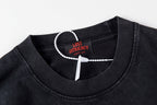 Lost Intricacy Rhinestone Graphic Washed Cotton T-Shirt - Black - product image 4